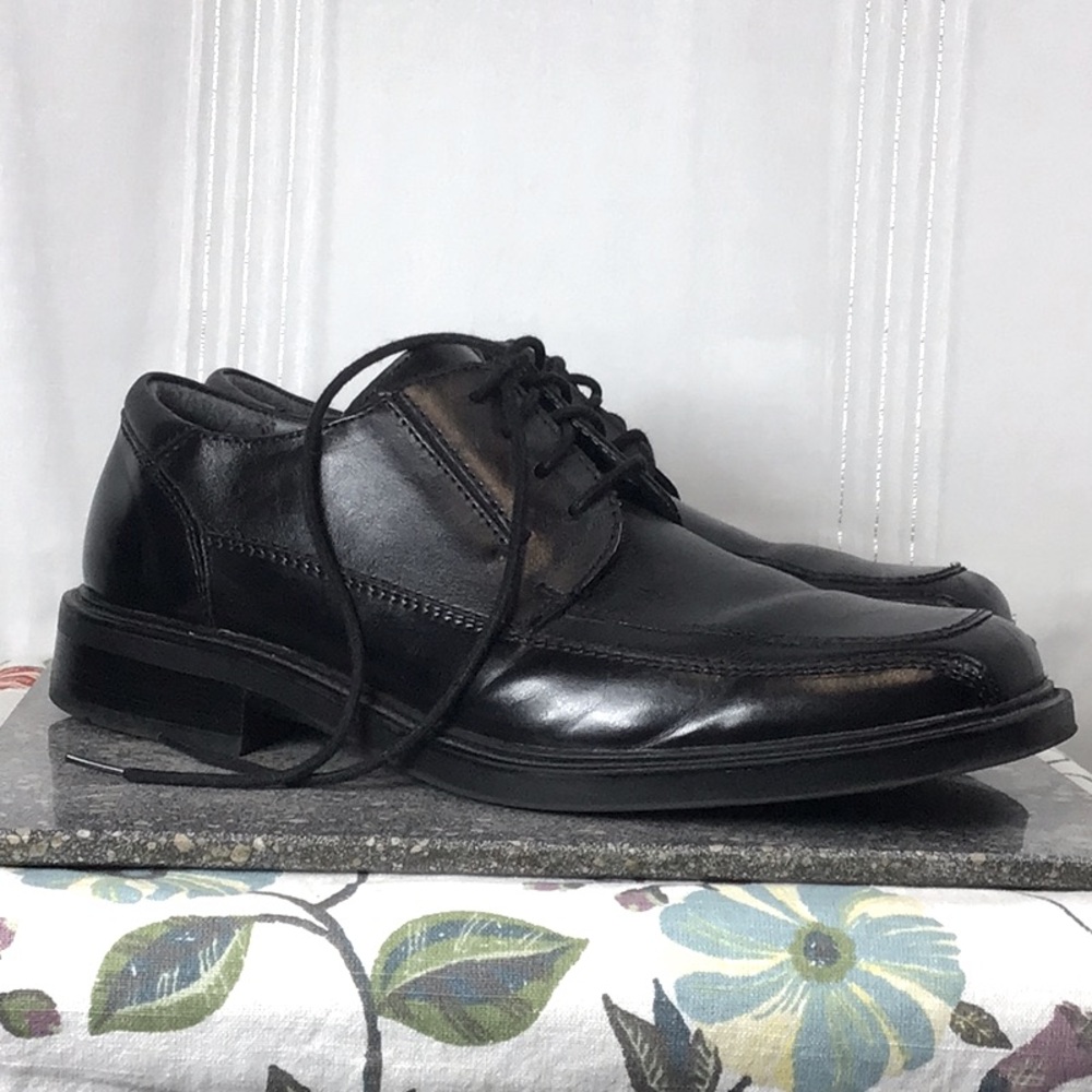 ⚓️Dockers Black Leather Lace Up ‘All Motion Comfort’ Oxfords Sz.8M